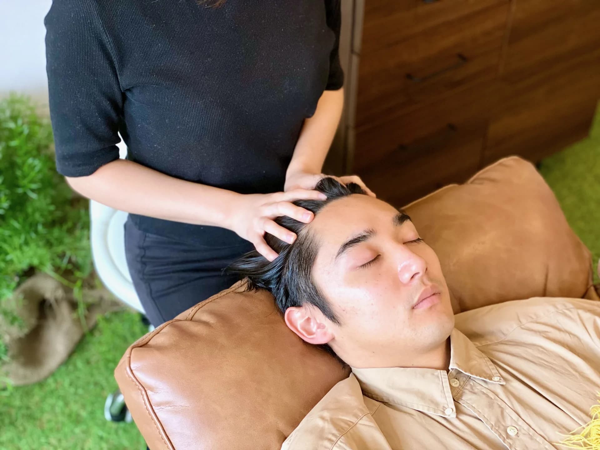 男性ヘッドスパ