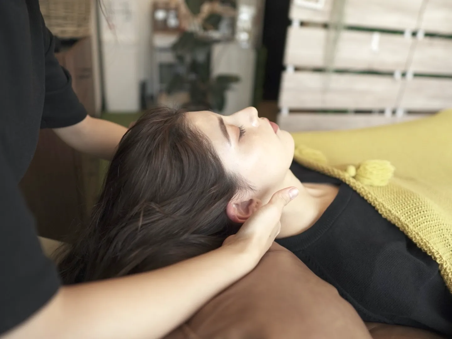 ドライヘッドスパ施術